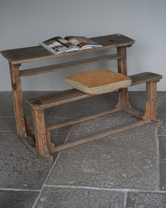 Rene Houtman Oud Schoolbankje | H77 x B122 x D65 cm