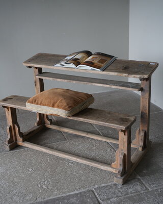 Rene Houtman Oud Schoolbankje | H77 x B122 x D65 cm