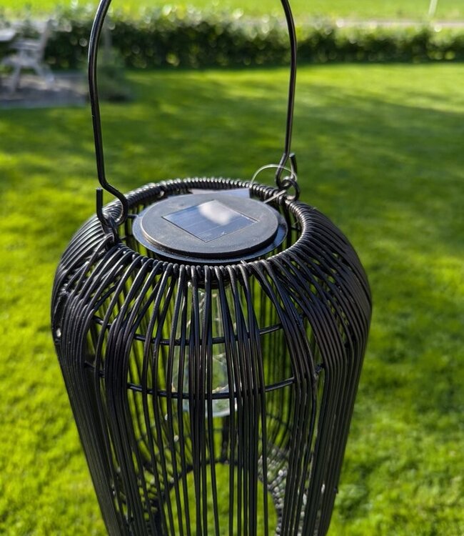 Rene Houtman Hanglamp Solar LED Giona M | Zwart | H33xD19 cm