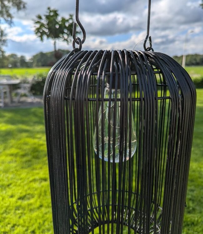 Rene Houtman Hanglamp Solar LED Giona M | Zwart | H33xD19 cm