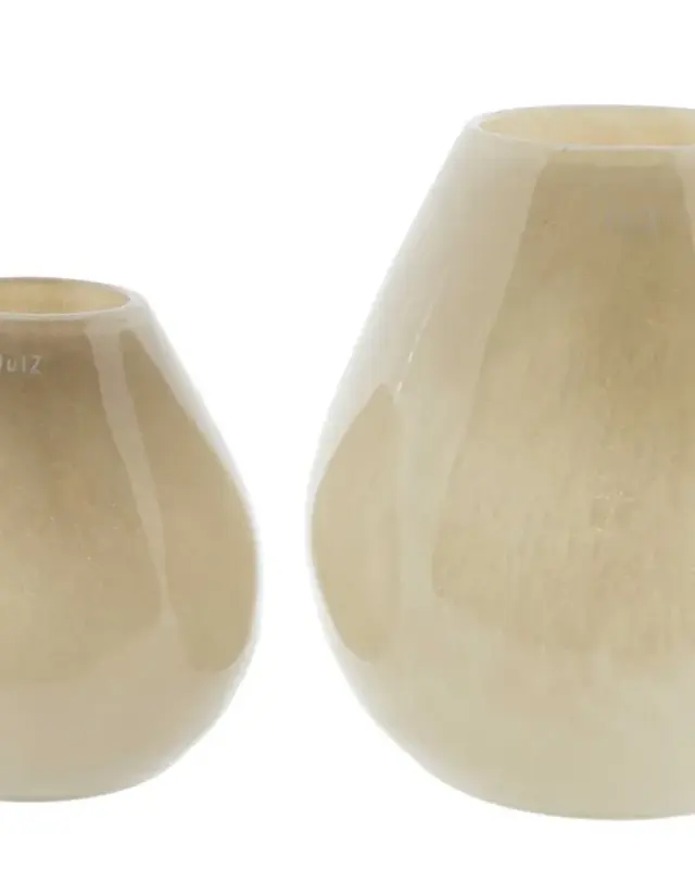DutZ Vaas Druba | Beige | H32 x D32 cm