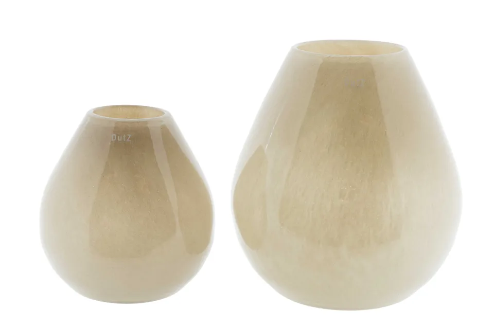 DutZ Vaas Druba | Beige | H32 x D32 cm