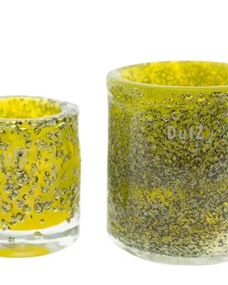 DutZ Cilinder Galaxy | Geel | H10 x D9 cm