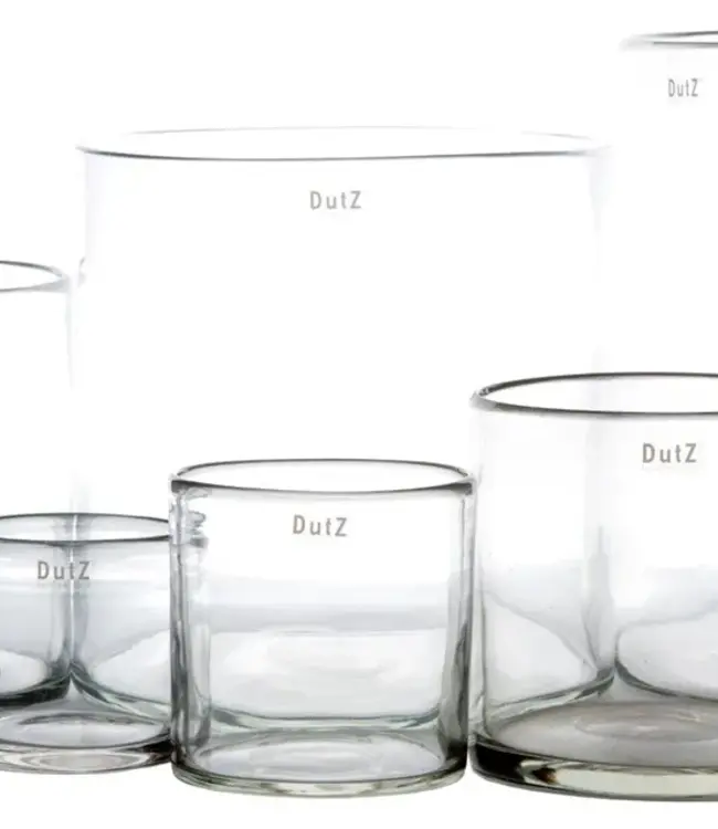 DutZ Cilinder Vaas | Helder | H35 x D35 cm