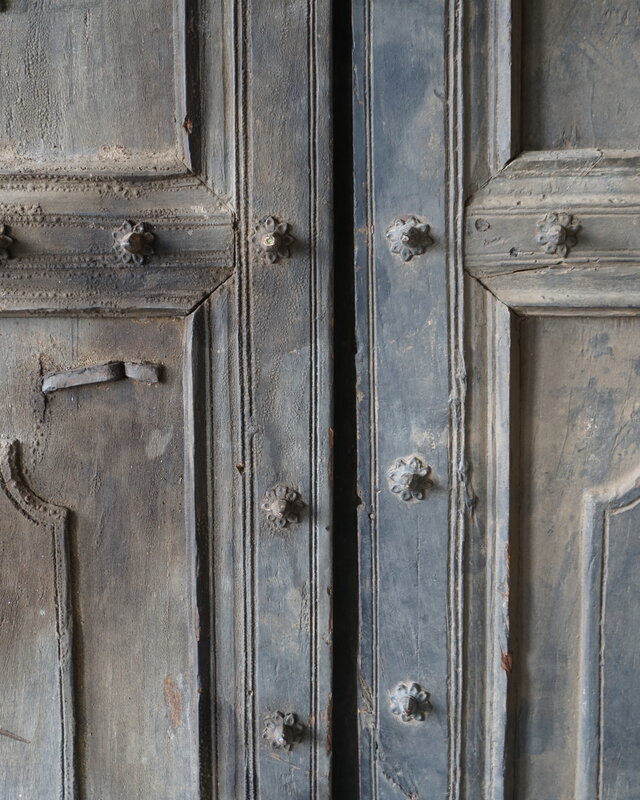 Rene Houtman Deurenset | Oud Hout India | H189 x B102 cm