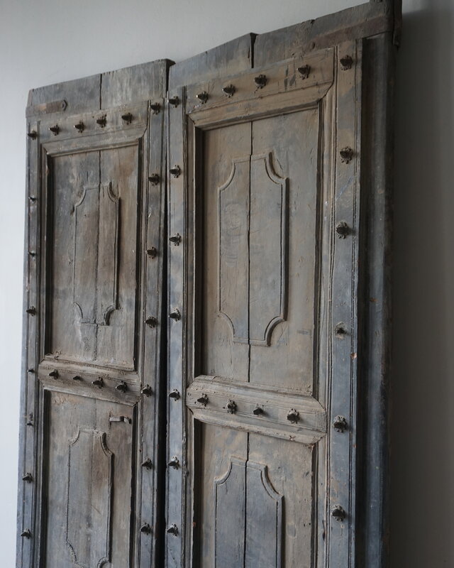 Rene Houtman Deurenset | Oud Hout India | H189 x B102 cm