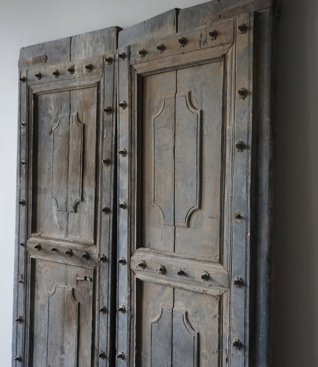 Rene Houtman Deurenset | Oud Hout India | H189 x B102 cm