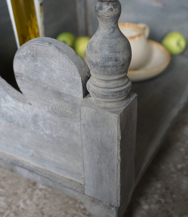 Rene Houtman Bajot Tafeltje | Oud Hout | H38 x B46 x D34,6 cm