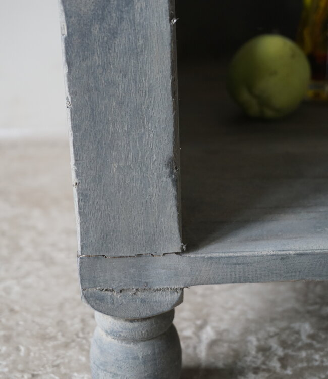 Rene Houtman Bajot Tafeltje | Oud Hout | H38 x B46 x D34,6 cm