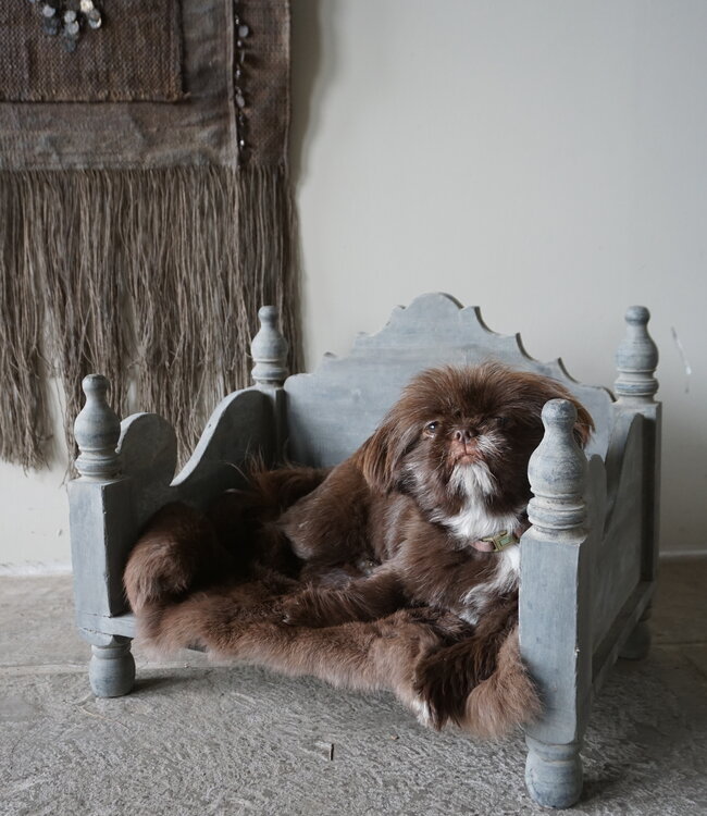 Rene Houtman Bajot Tafeltje | Oud Hout | H38 x B46 x D34,6 cm