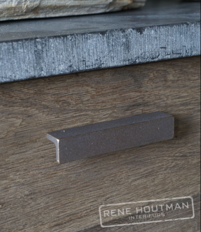 Rene Houtman Badkamermeubel Thijn | Oud Eikenhout | Kies Maat