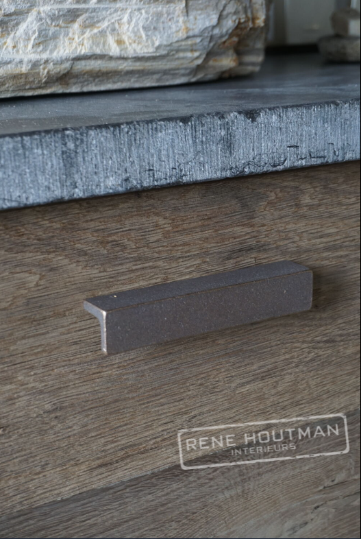 Rene Houtman Badkamermeubel Thijn | Oud Eikenhout | Kies Maat