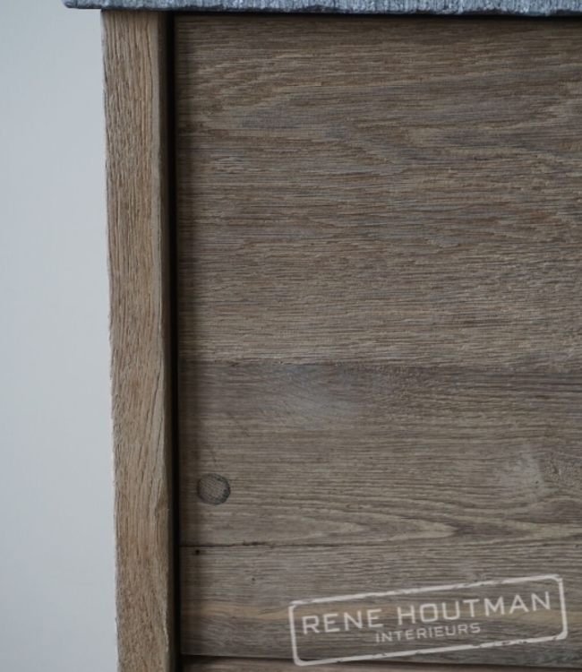 Rene Houtman Badkamermeubel Thijn | Oud Eikenhout | Kies Maat