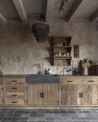 Be-Uniq Landelijk Oud Houten Keuken Mix & Match