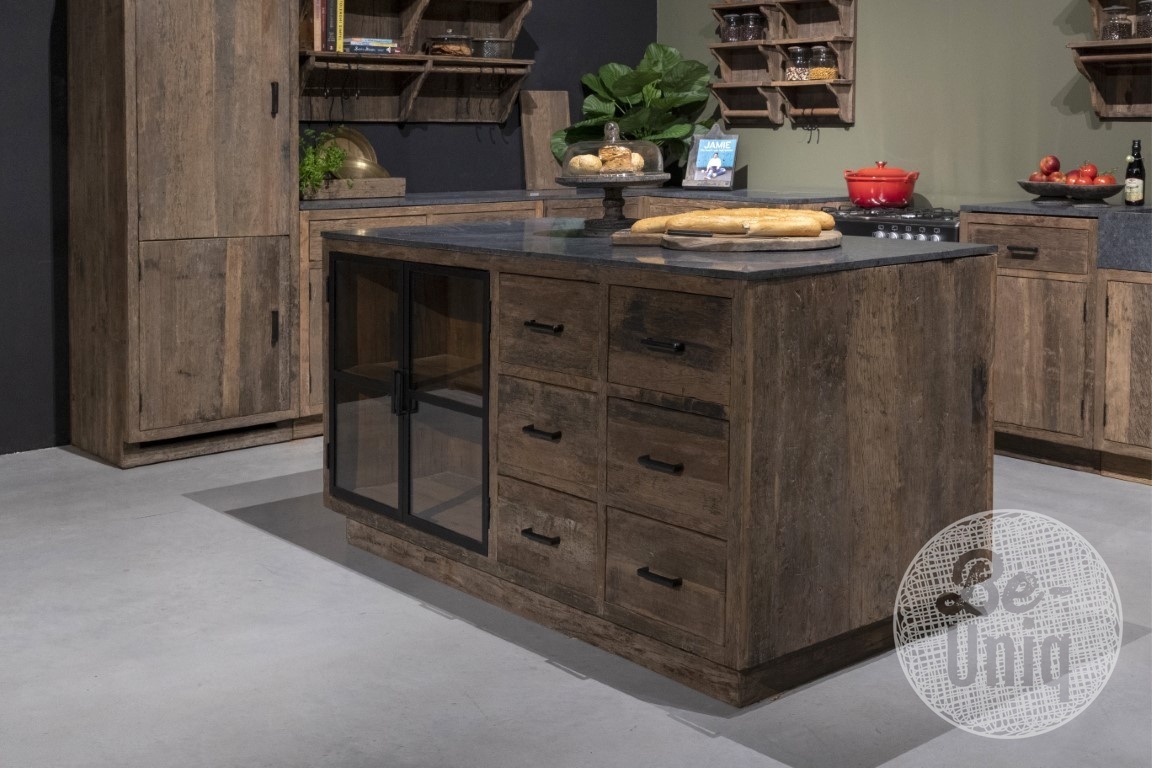 Be-Uniq Landelijk Oud Houten HoekKeuken Mix & Match