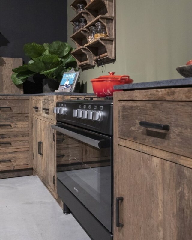 Be-Uniq Landelijk Oud Houten HoekKeuken Mix & Match