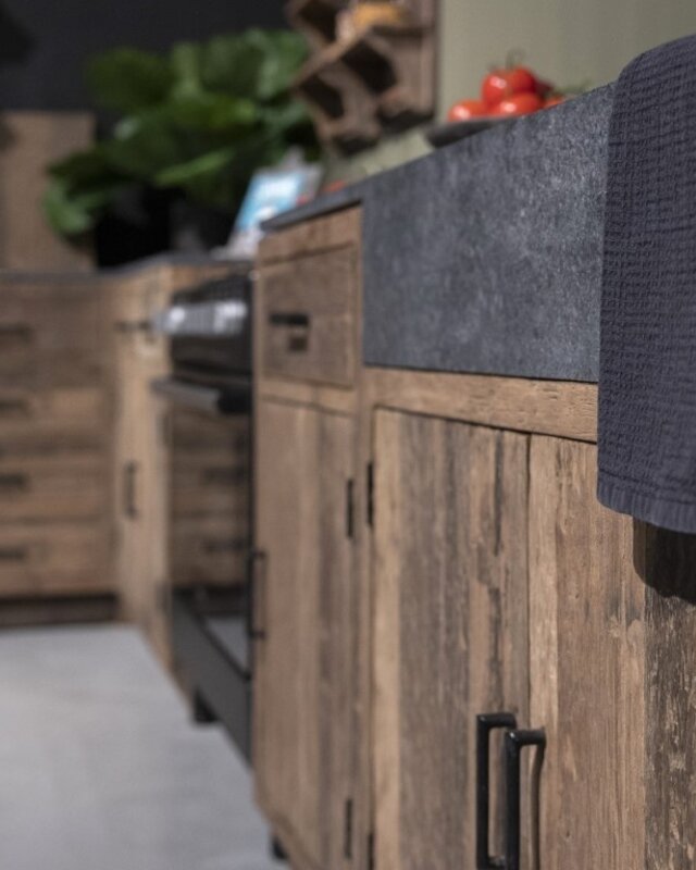 Be-Uniq Landelijk Oud Houten HoekKeuken Mix & Match