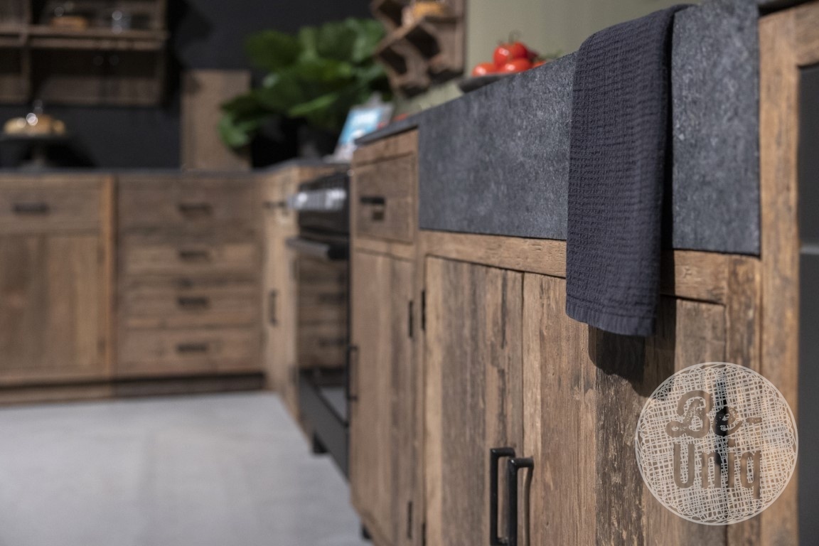 Be-Uniq Landelijk Oud Houten HoekKeuken Mix & Match