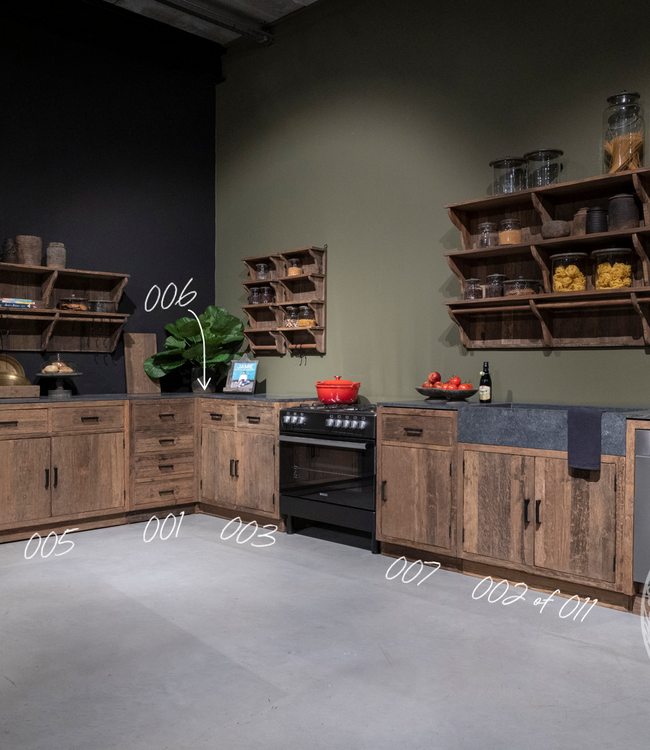 Be-Uniq Landelijk Oud Houten HoekKeuken Mix & Match