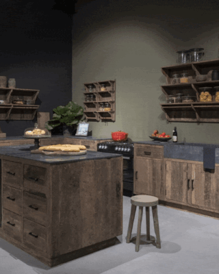 Be-Uniq Landelijk Oud Houten HoekKeuken Mix & Match
