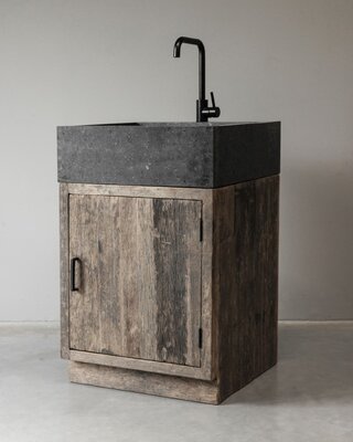 Be-Uniq Smal Spoelbakelement | Met Kraangat | K015