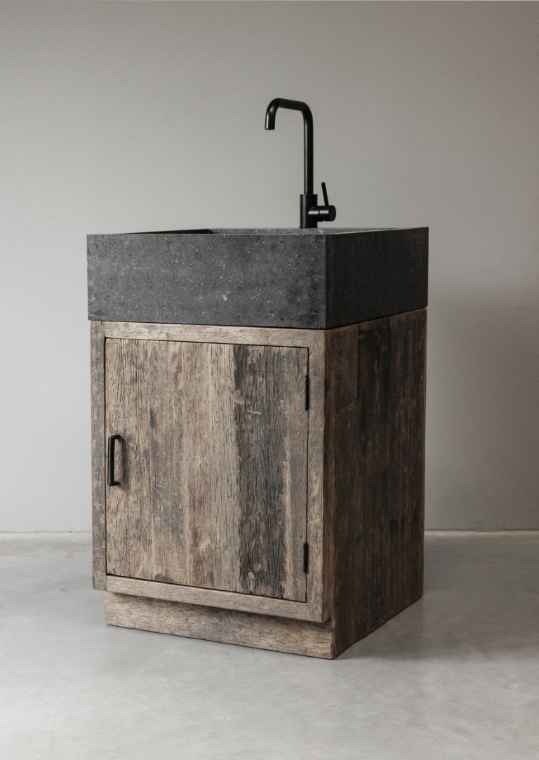 Be-Uniq Smal Spoelbakelement | Met Kraangat | K015