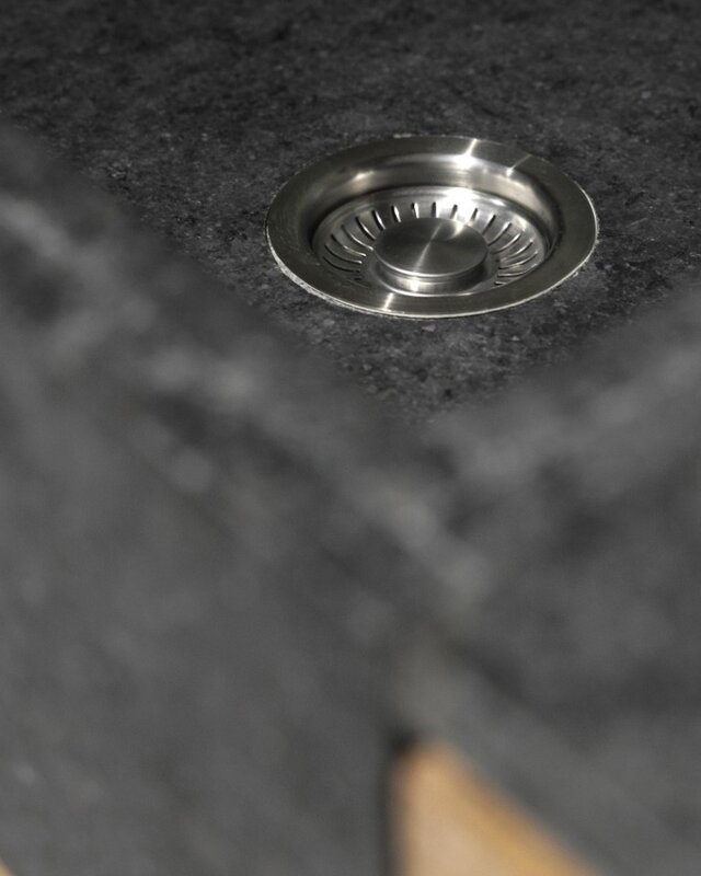 Be-Uniq Smal Spoelbakelement | Met Kraangat | K015