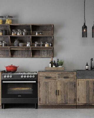 Be-Uniq Landelijk Oud Houten Keuken | Mix & Match