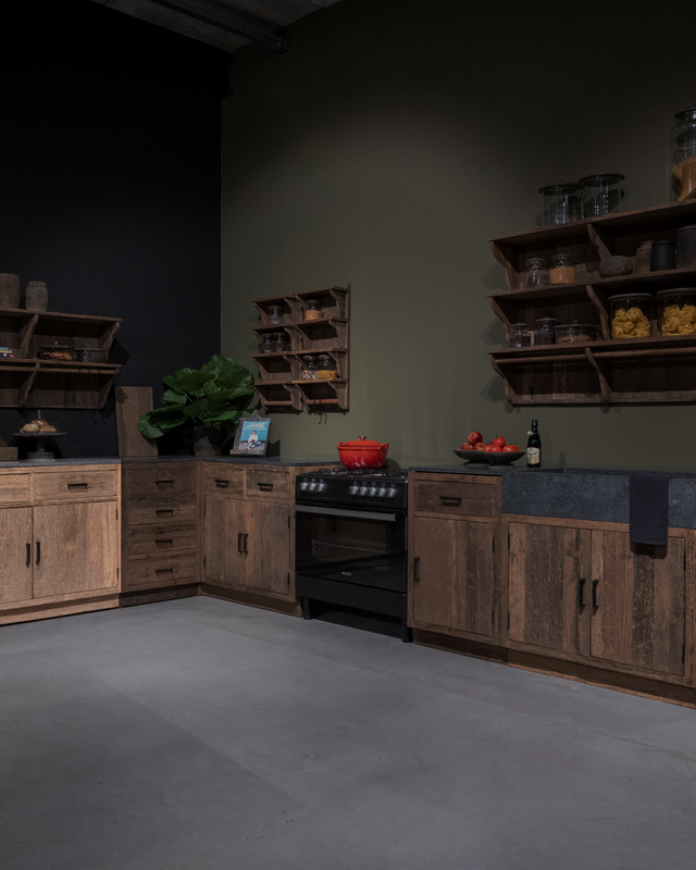 Be-Uniq Landelijk Oud Houten Keuken | Mix & Match