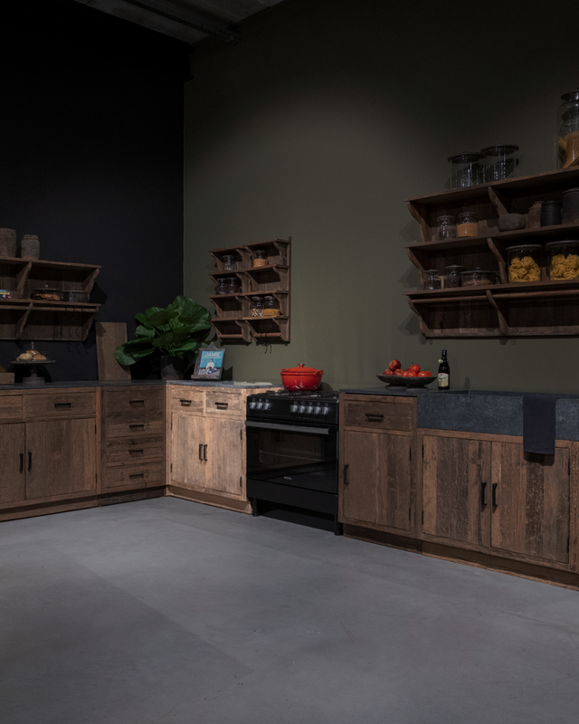 Be-Uniq Landelijk Oud Houten Keuken | Mix & Match