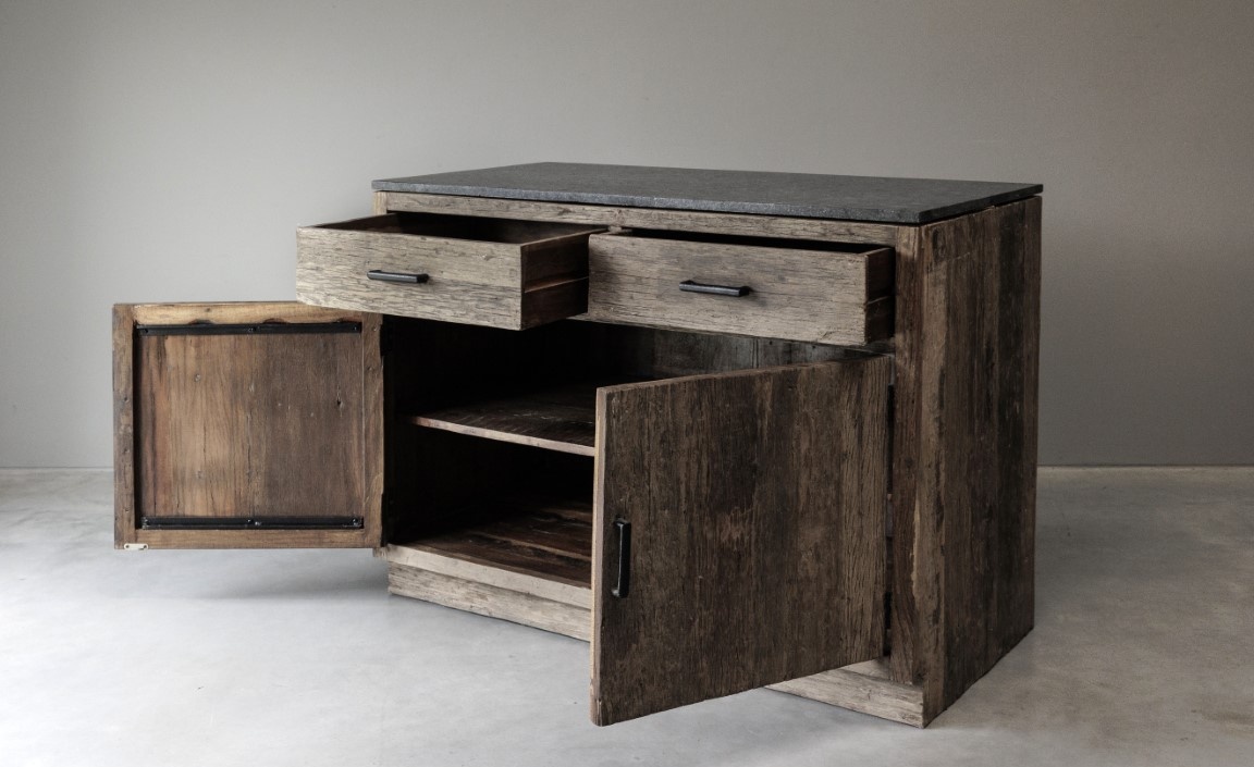 Be-Uniq Smalle 2-Deurs 2-Lade Kast | K003