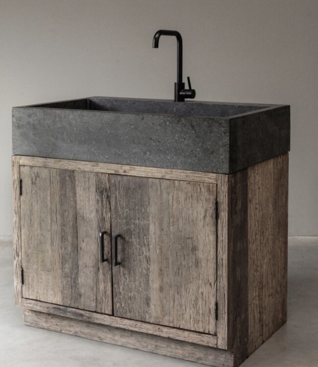 Be-Uniq 2-Deurs Kast Met Spoelbak + Kraangat | K002