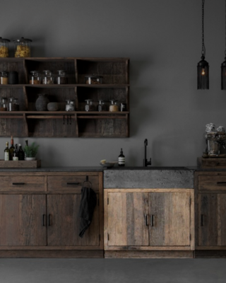 Be-Uniq 2-Deurs Kast Met Spoelbak + Kraangat | K002