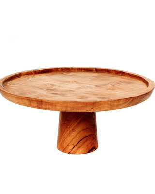 Bazar Bizar De Teak Root Taart Plateau - L