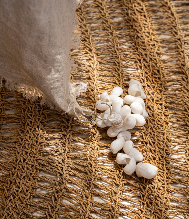 Bazar Bizar De Tafelkleedhanger - Wit - Set van 4