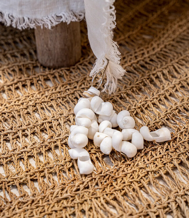 Bazar Bizar De Tafelkleedhanger - Wit - Set van 4