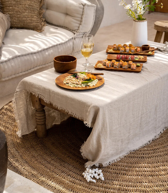 Bazar Bizar De Tafelkleedhanger - Wit - Set van 4