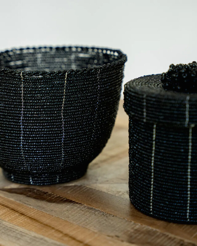 Bazar Bizar De Beaded Snoepjeskom - Zwart - M