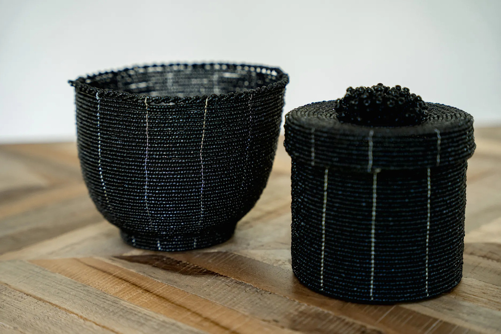 Bazar Bizar De Beaded Snoepjeskom - Zwart - M