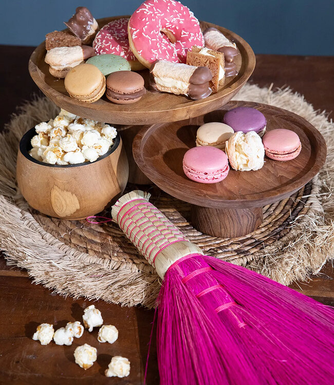 Bazar Bizar De Teak Root Taart Plateau - S