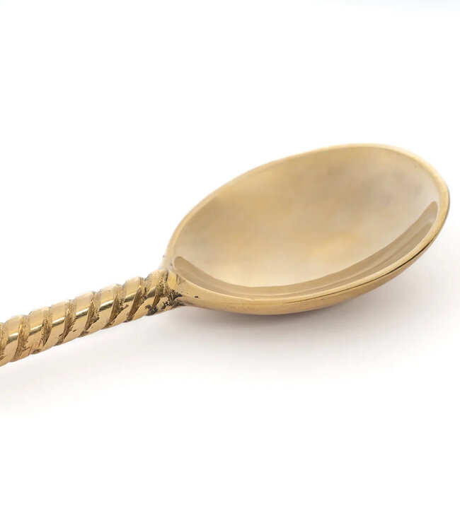 Bazar Bizar De Palmboom Salade Lepel - Goud