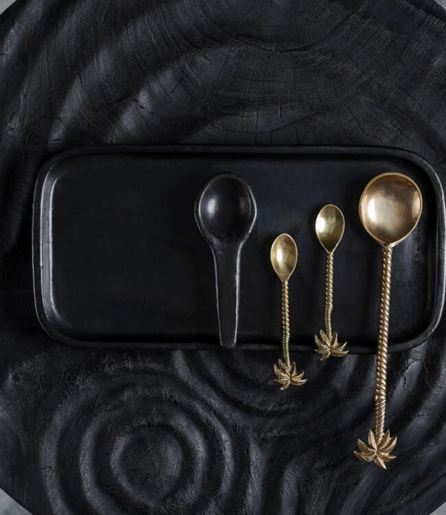 Bazar Bizar De Palmboom Salade Lepel - Goud