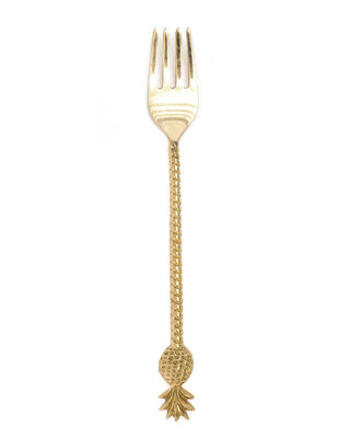Bazar Bizar De Ananas Vork - Goud