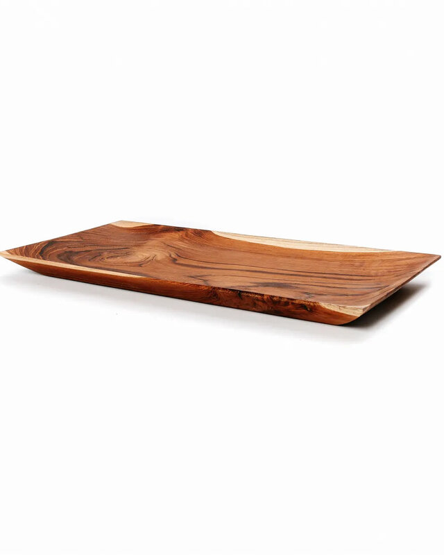 Bazar Bizar De Teak Root Sushi Bord - L