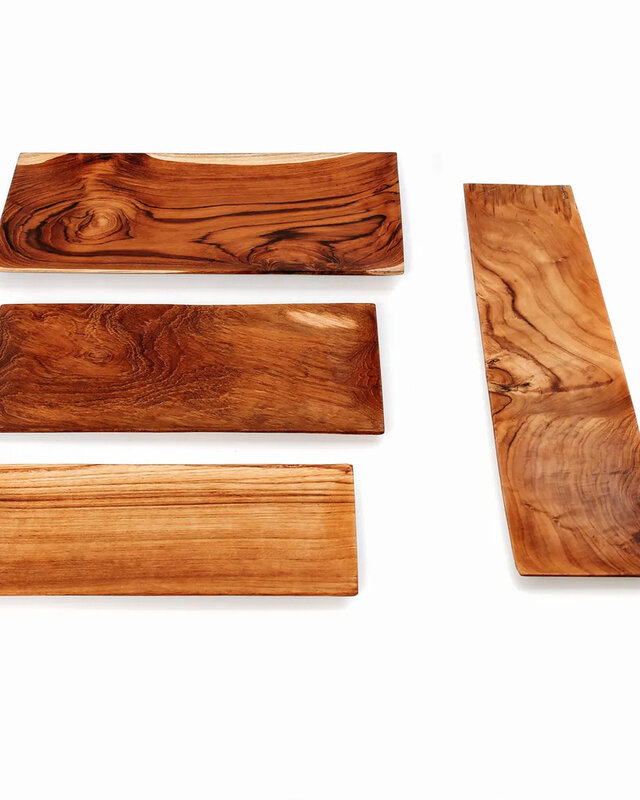 Bazar Bizar De Teak Root Sushi Bord - L