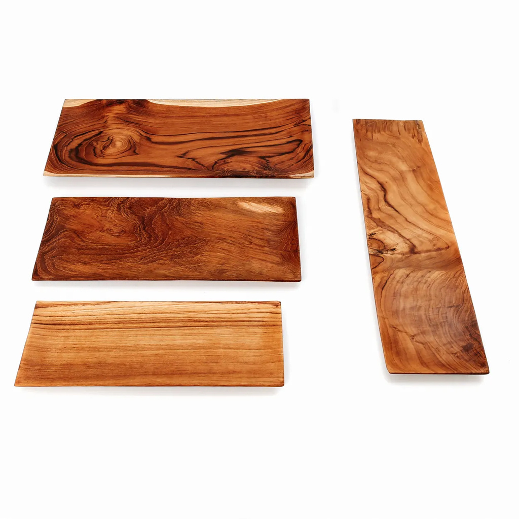 Bazar Bizar De Teak Root Sushi Bord - L