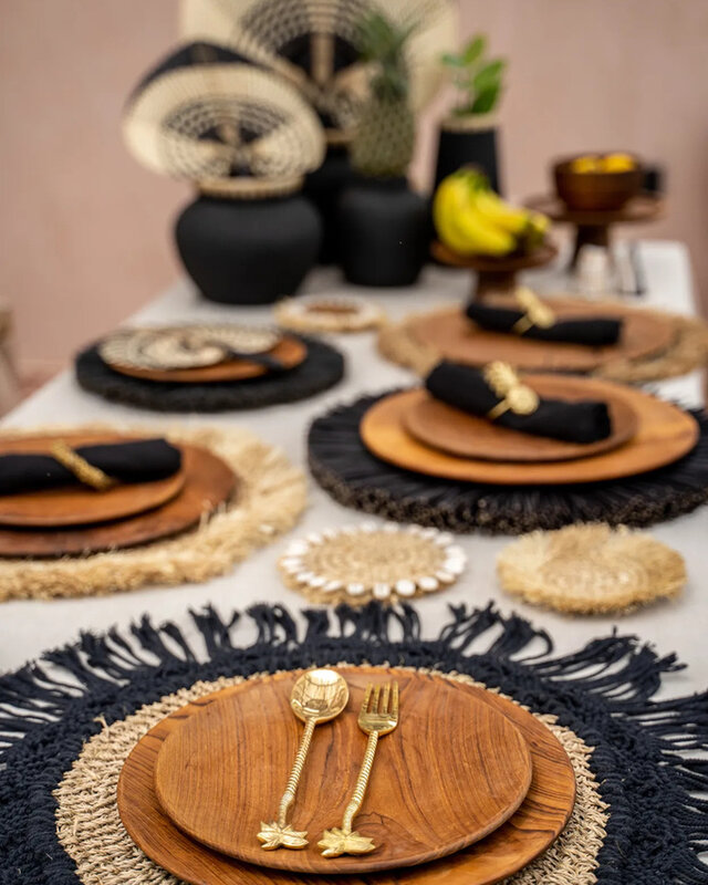 Bazar Bizar De Palm Tree Lepel - Goud