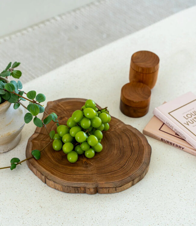 Bazar Bizar De Teakwortel Snijplank