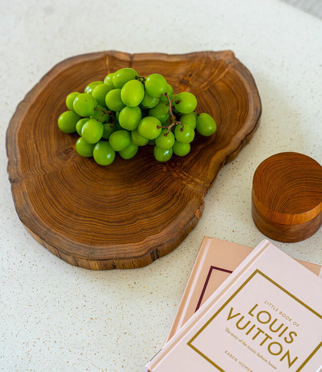 Bazar Bizar De Teakwortel Snijplank