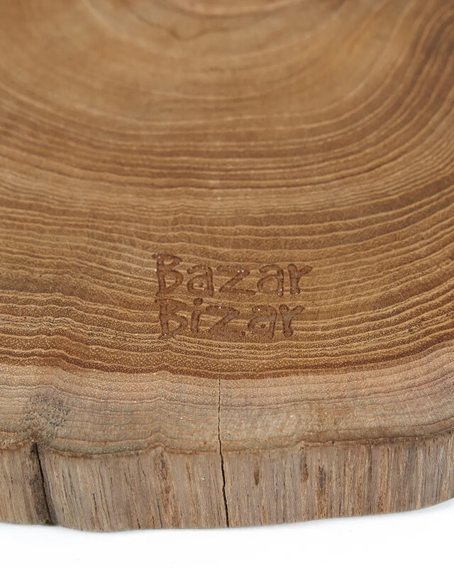 Bazar Bizar De Teakwortel Snijplank